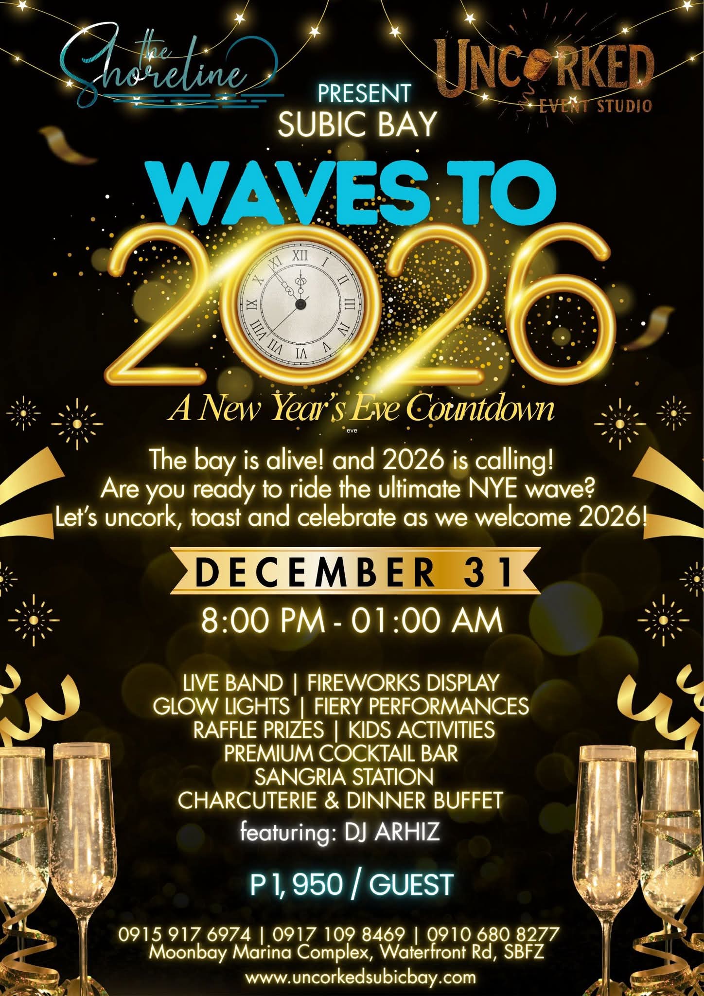 Waves to 2026: Subic Bay New Year's Eve Countdown Celebration